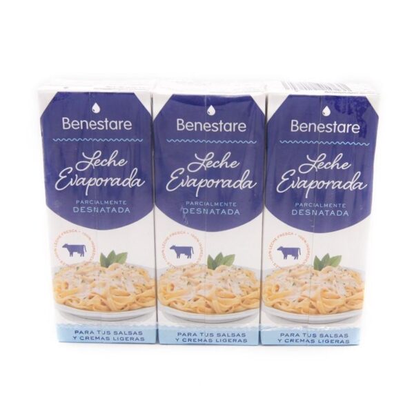 Leche evaporada Benestare 3u