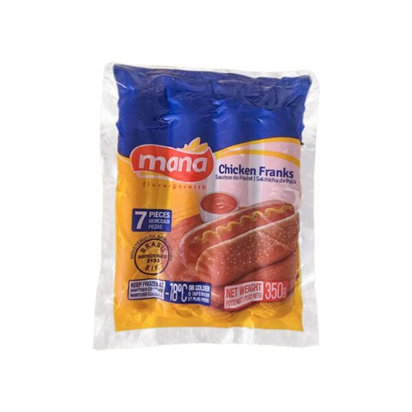 Salchichas de pollo Mana
