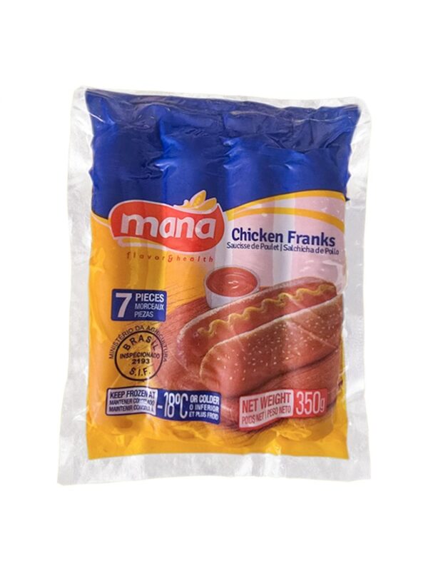 Salchichas de pollo Mana